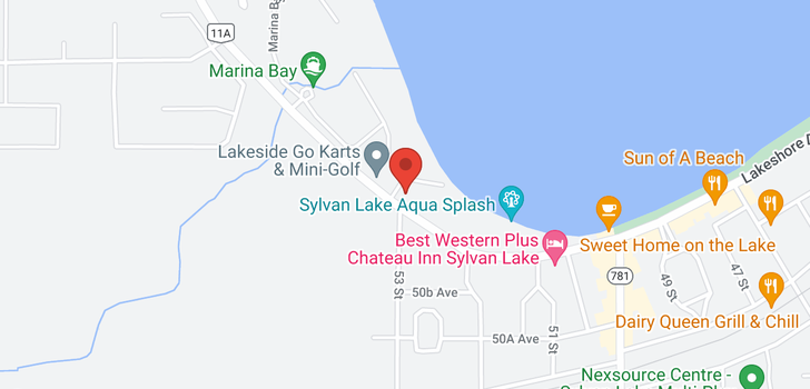 map of 5312 Lakeshore Drive